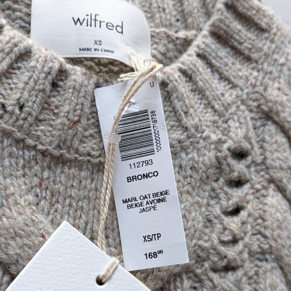 Aritzia Wilfred Bronco Sweater XS - Picture 6 of 10